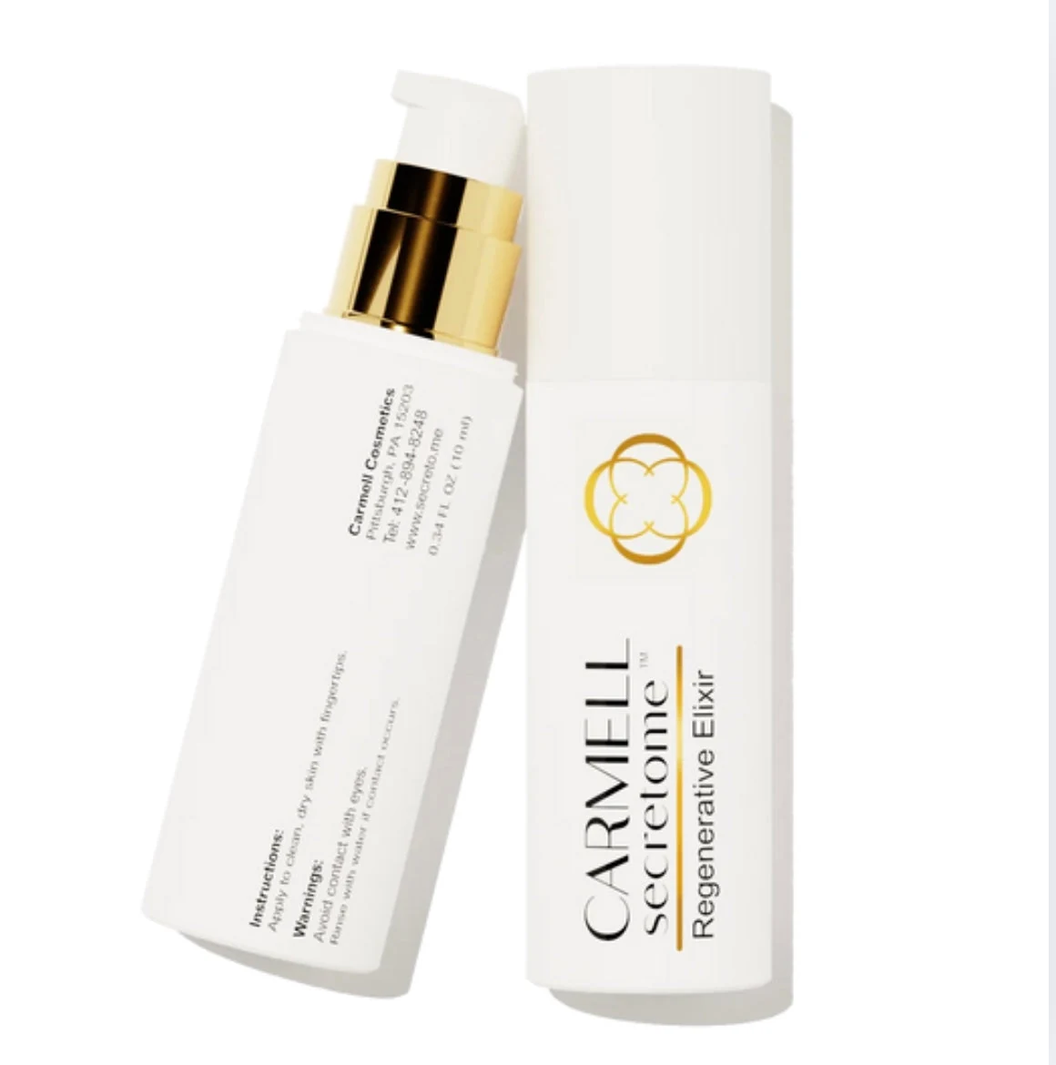 Carmell Secretome Regenerative Elixir packaging